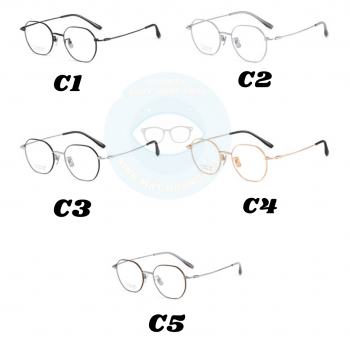 Gọng kính kim loại mã 6209